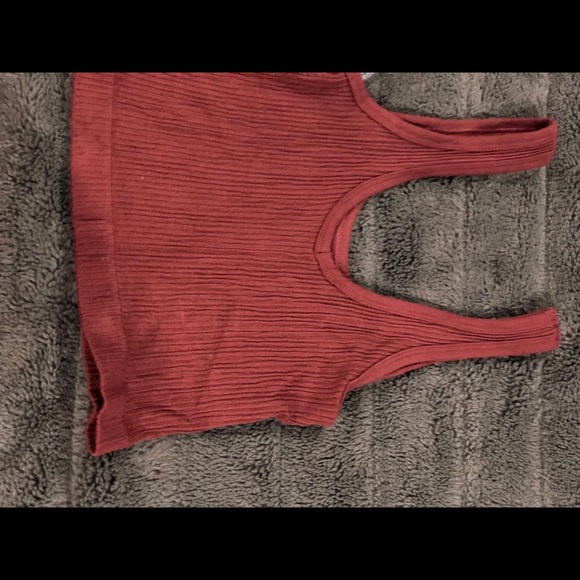 Donated- Maroon crop top - Picture 2 of 2